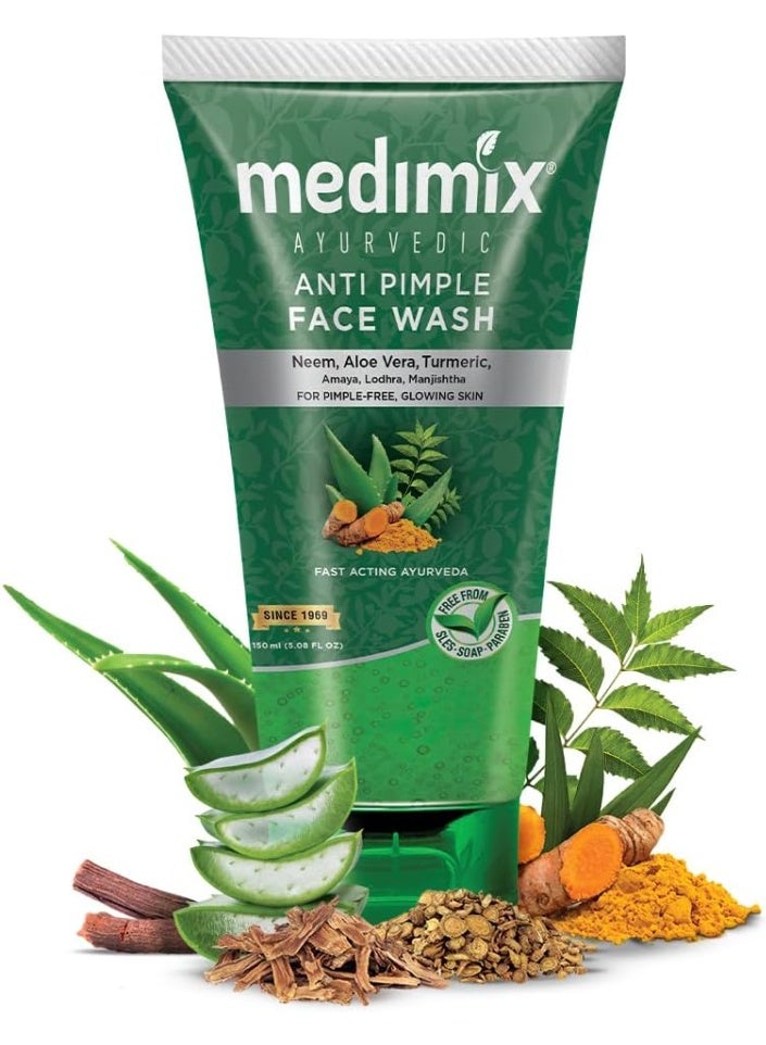 Medimix Ayurvedic Face Wash Essential Herbs 150ml - Image 1